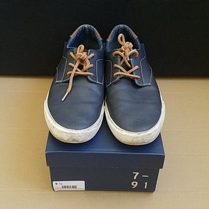 🎉HP🎉 Seven 91 Navy and brown street sneaker 9.5